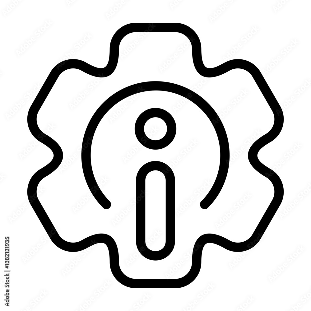Obraz premium Tech Support Outline Style Icon