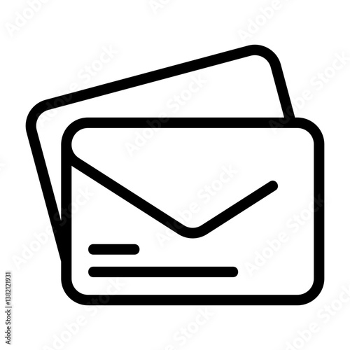Email Outline Style  Icon