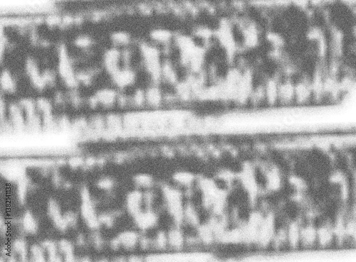 Abstract grunge black and white distressed texture background, Isolated on white background. PNG