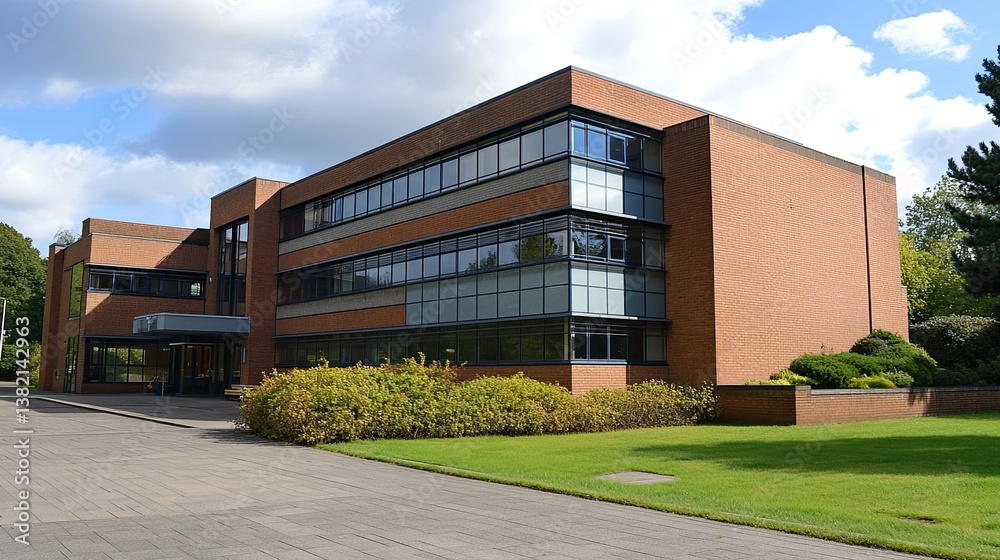 Fototapeta premium A modern research and development building.