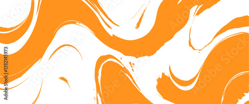 Vector style gold and white realistic liquid marble brush grunge