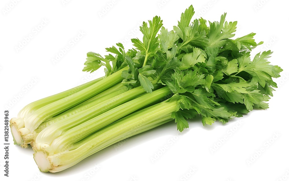 Fresh Celery Stalks with Green Vegetable Harvest. Fresh Celery Stalks with Green Vegetable Harvest.