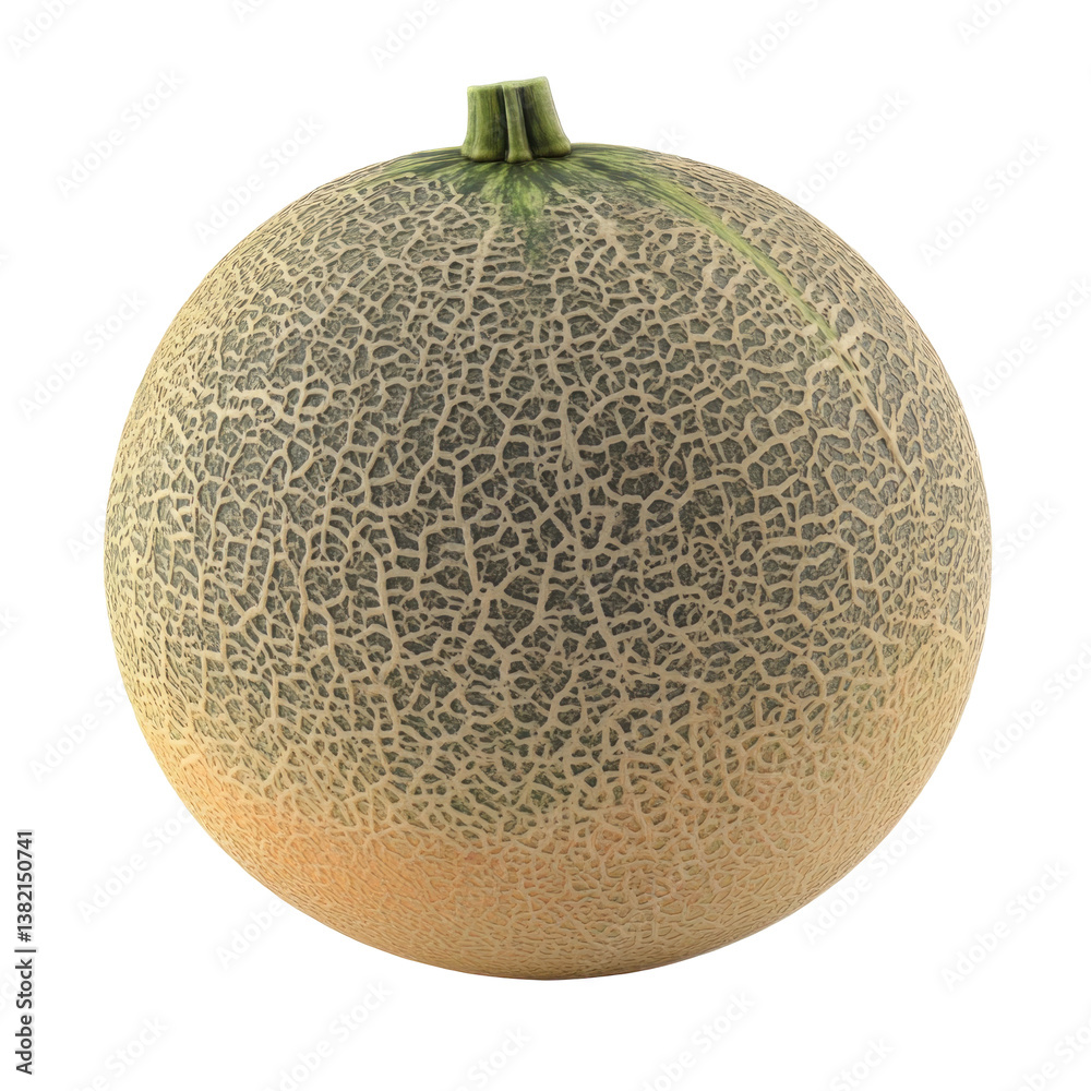 Cantaloupe or melon isolated on transparent or white background Cantaloupe or melon isolated on transparent or white background