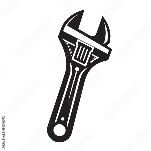 Black Color Blender Silhouette Vector Illustration, Solid White Background