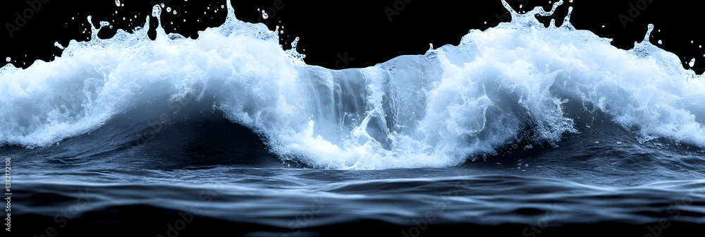 Ocean Wave 3D Illustration