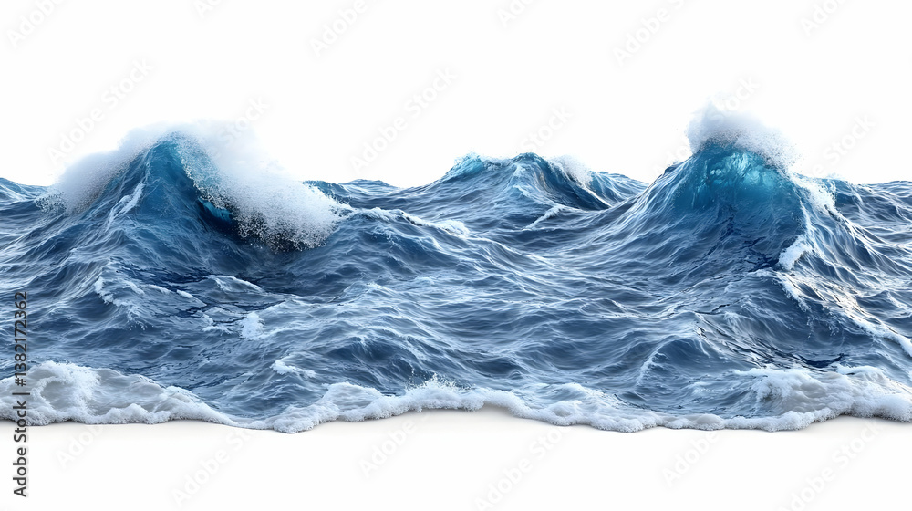 Ocean Waves 3D Render