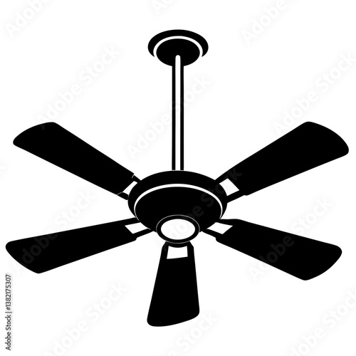 electric fan vector illustration