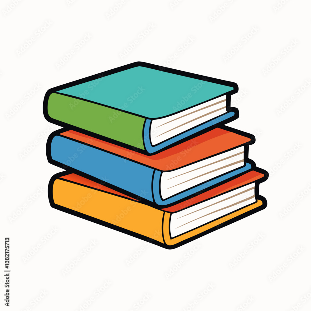 stack of books isolated on white stack of books isolated on white