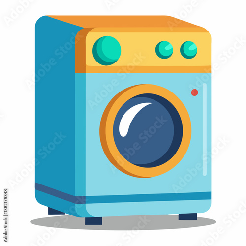 washing machine icon vector