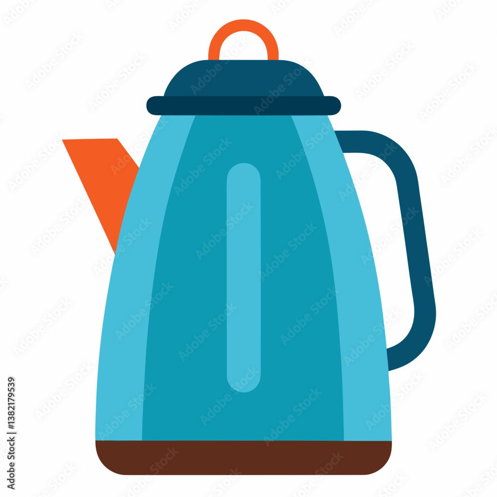 Fototapeta premium kettle isolated on white background