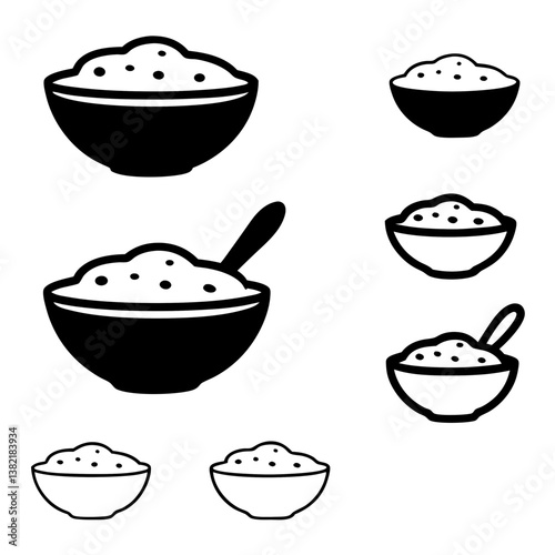 Close-up shot of a bowl of smooth, creamy mashed baby food, possibly sweet potato or carrot, with a small spoon resting on the rim.  High-resolution image.