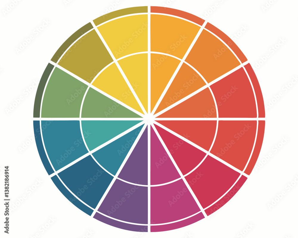 Obraz premium color palate