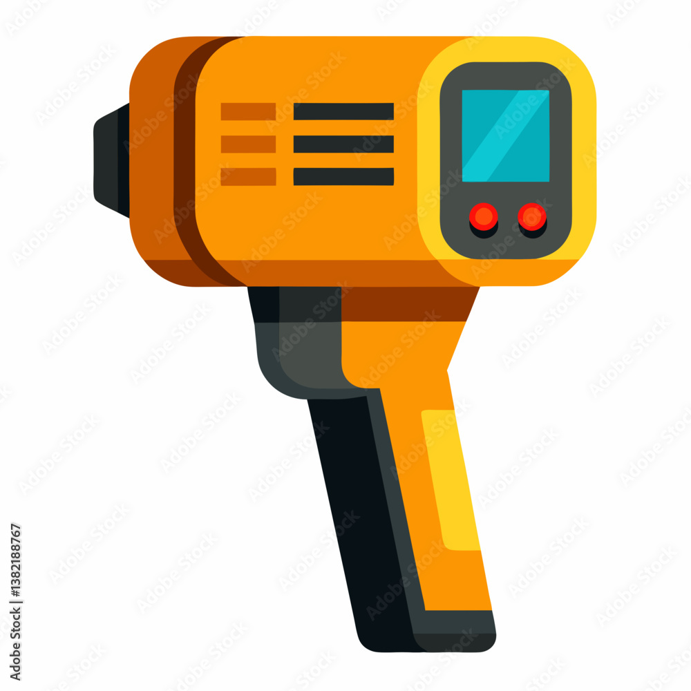 Fototapeta premium vector illustration of a measuring tape