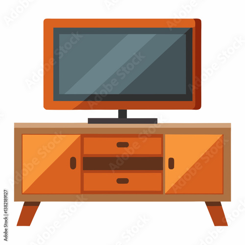 flat tv set