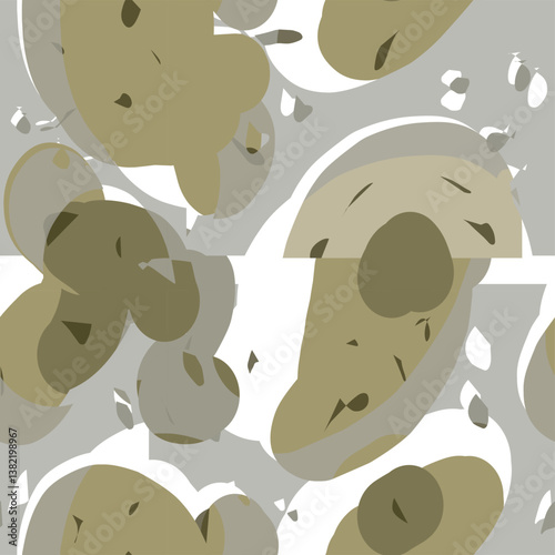 Abstract seamless pattern brown background .eps