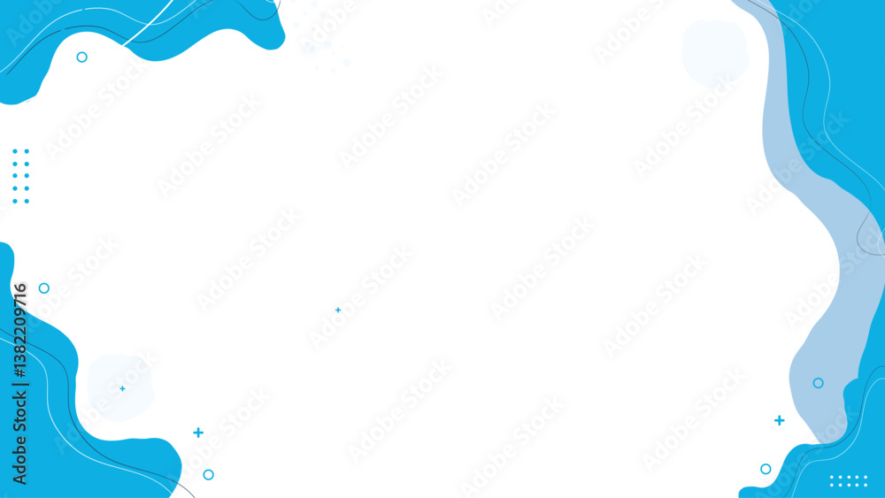 Hand draw abstract background with blue and grey geometric shapes, dots, and lines for presentation Hand draw abstract background with blue and grey geometric shapes, dots, and lines for presentation