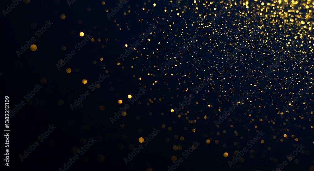 Golden Particles Background Golden Particles Background