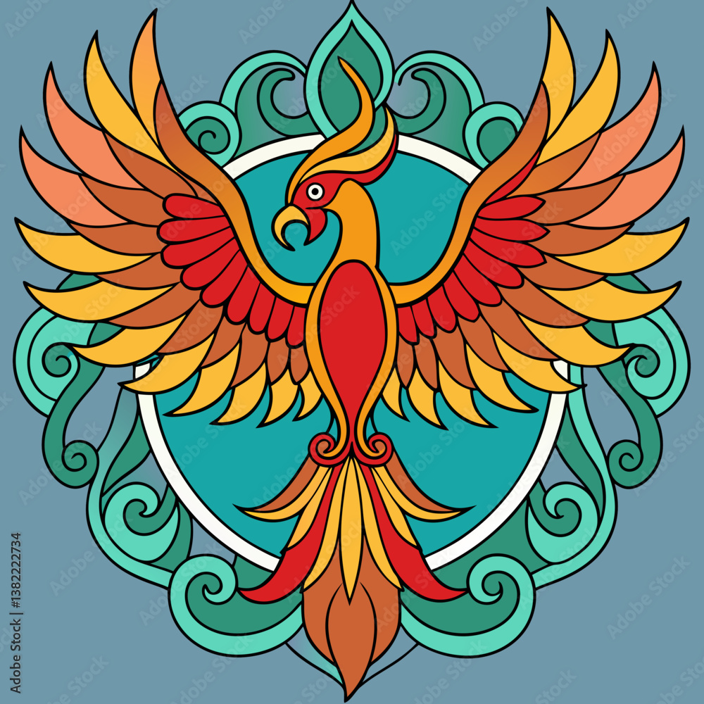 Fototapeta premium vector illustration of an eagle