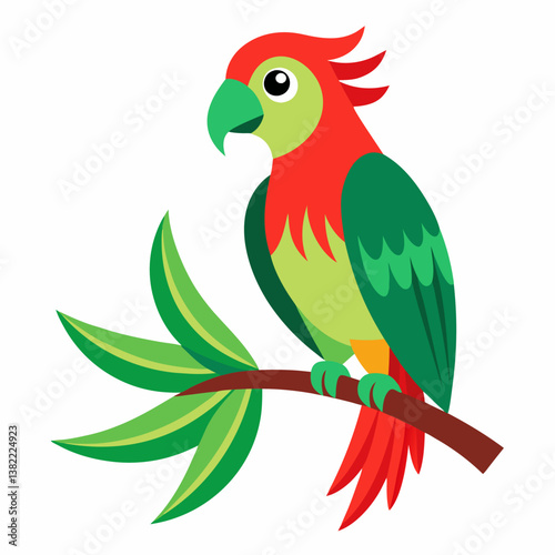 parrot on a branch