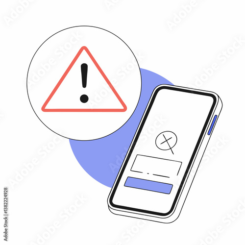 Social Media Security: A lock icon on a social media app, representing privacy and security on social platforms. Best for social media security training.