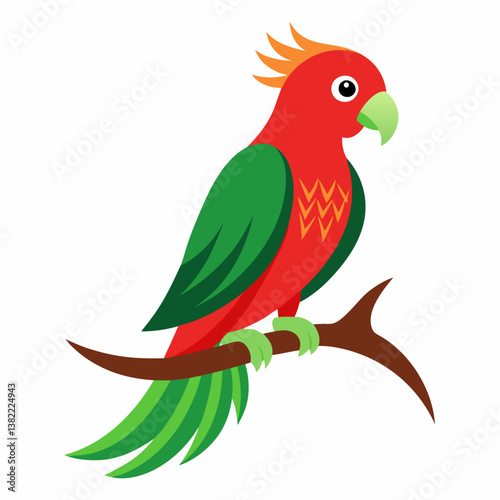 parrot on a branch