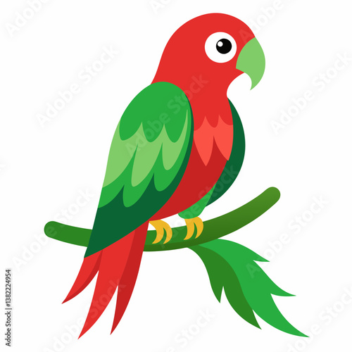 parrot on a branch