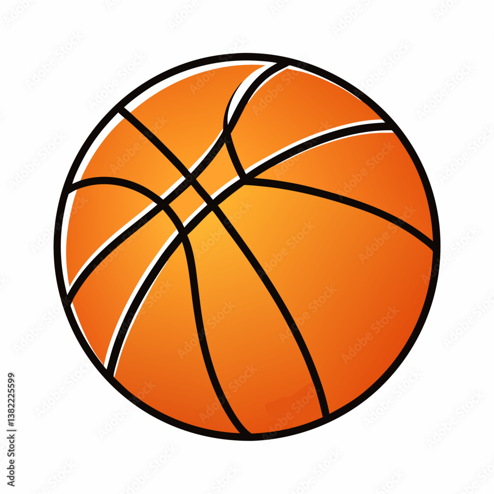 Obraz premium basketball ball vector