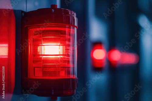 A Red Emergency Light photo