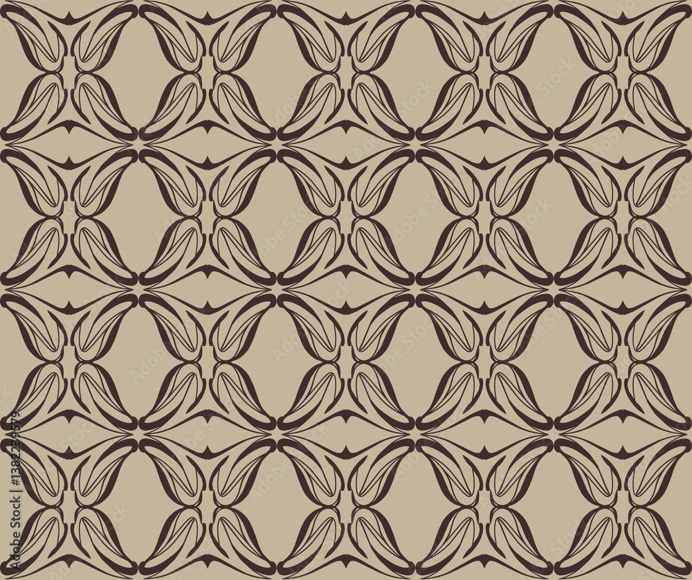 Printable seamless Pattern design ornament outline Printable seamless Pattern design ornament outline