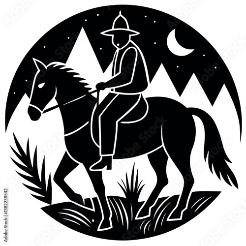 nomadic-horseman-riding-a-horse-in-pampas(2).eps