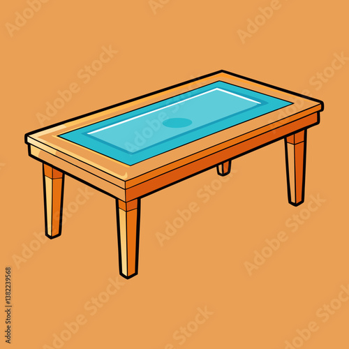 billiard table with balls and cue