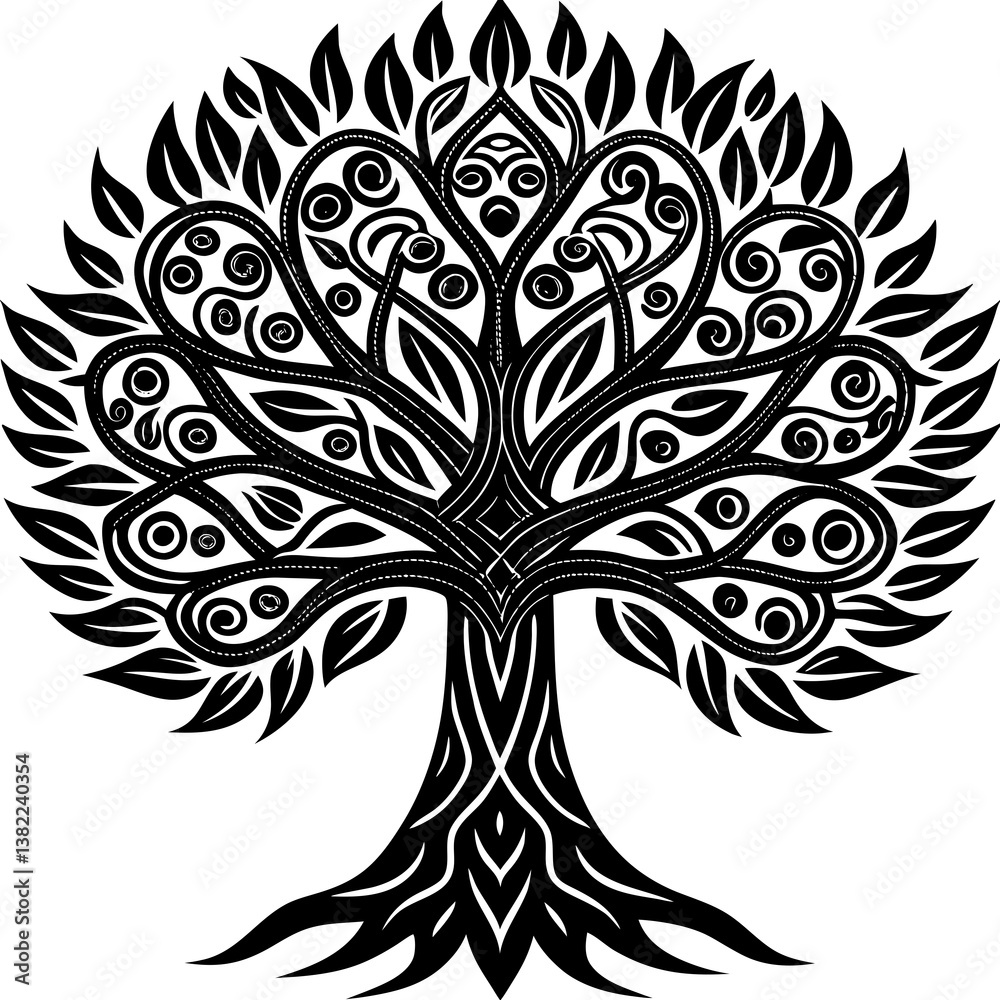 Obraz premium Abstract floral design
