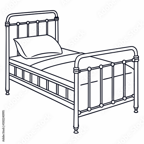 illustration of a bedroom