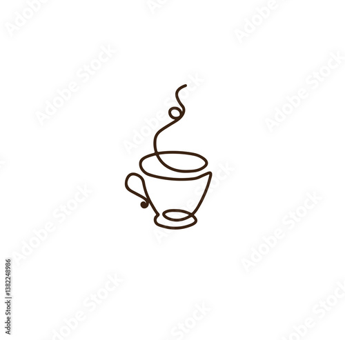 coffee cup logo design 