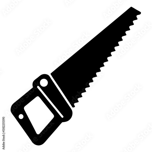 saw blade isolated on white background