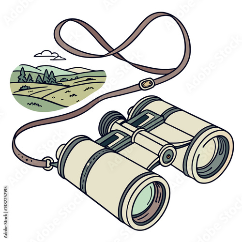 retro-binoculars-style-with-field-view-and-straps-(2).eps