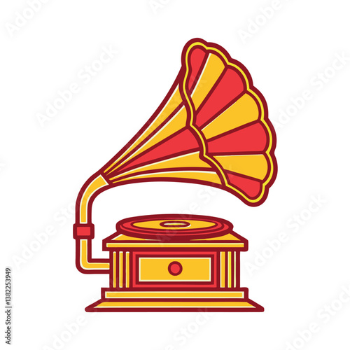 retro-gramophone-style-with-music-horn-and-record-(3).eps