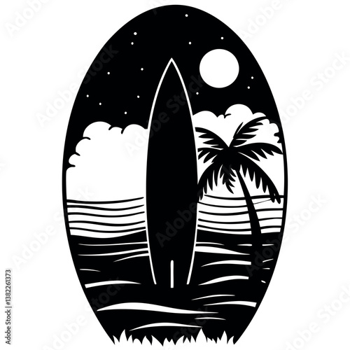 silhouette-surfing-board-on-the-beach-black-color-(2).eps