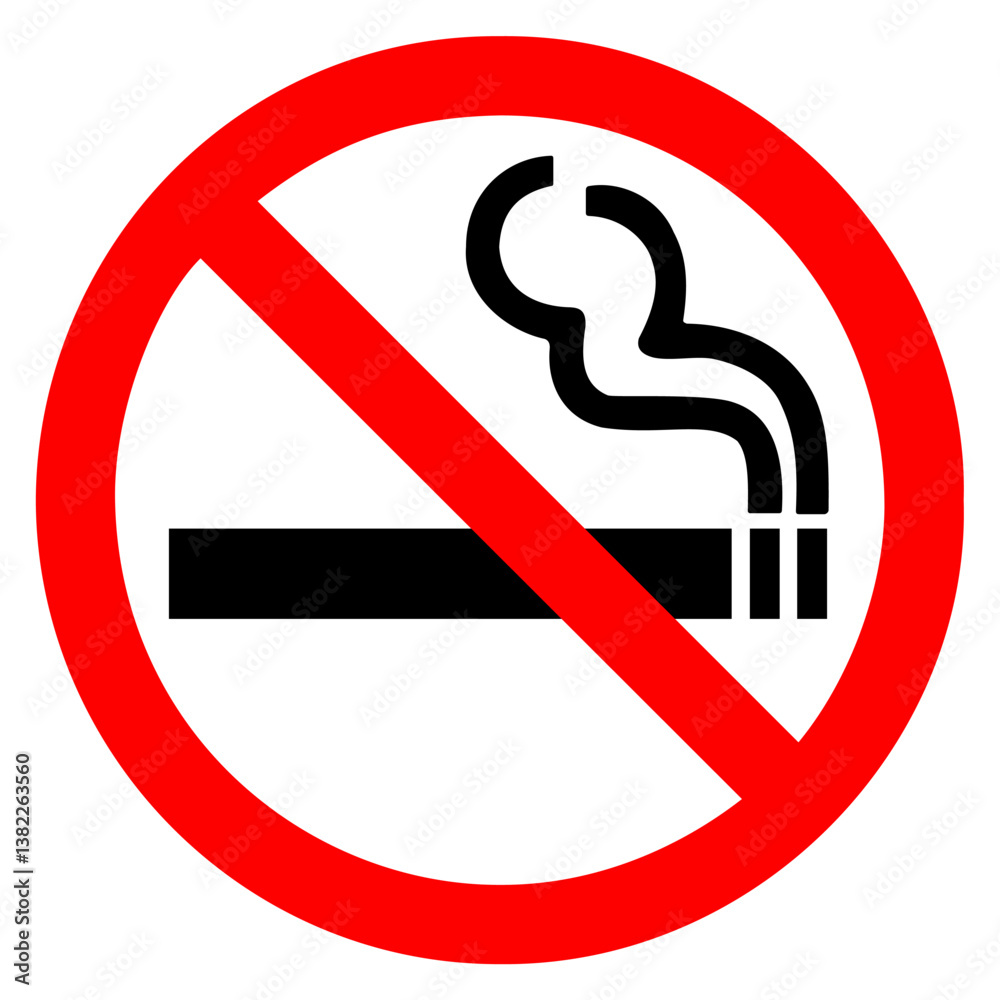 No smoking sign transparent png. High resolution vector icon No smoking sign transparent png. High resolution vector icon