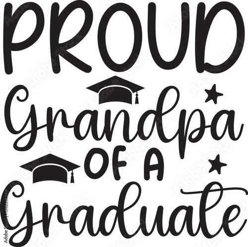 proud grandpa of a graduate svg