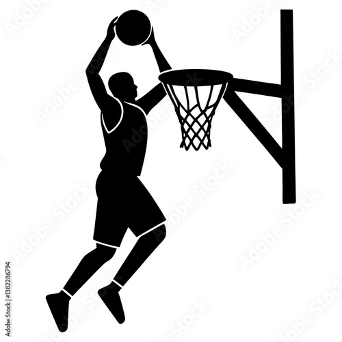 basketball player silhouette