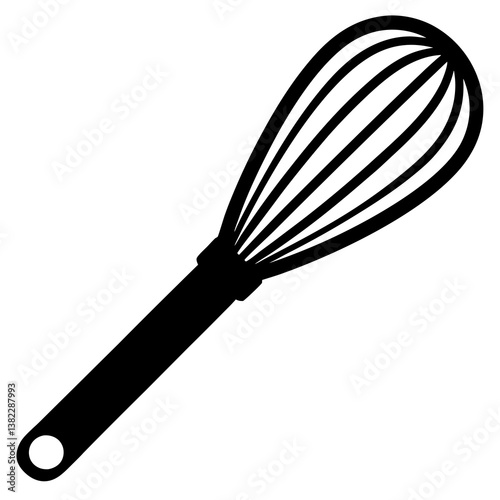 whisk isolated on white background
