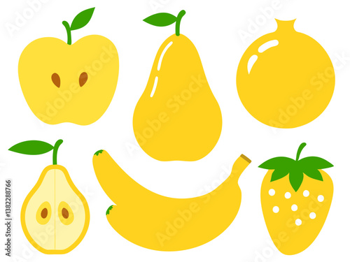 set of fruits