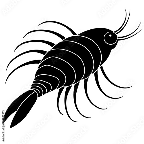 vector illustration of a cartoon fish