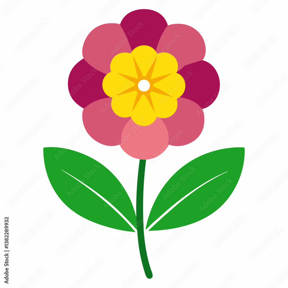 Naklejka premium vector illustration of a flower