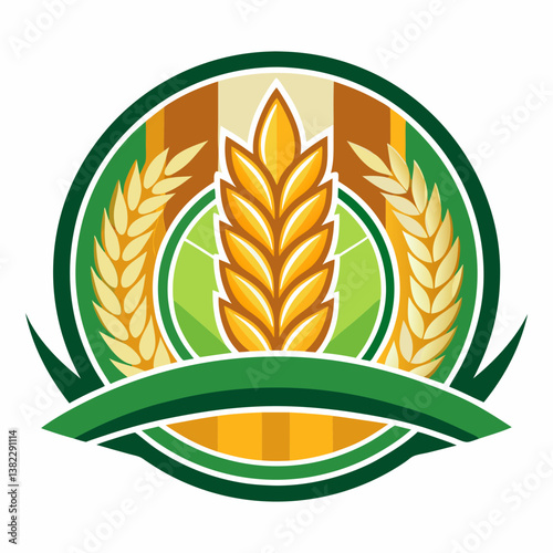 ears of wheat vector