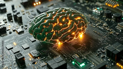 Artificial Intelligence: Brain on Circuit Board
