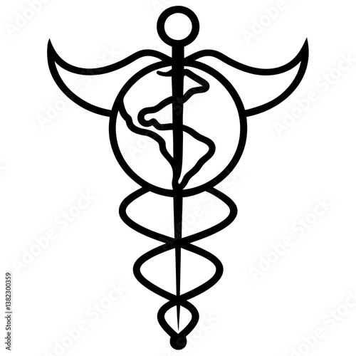 caduceus medical symbol