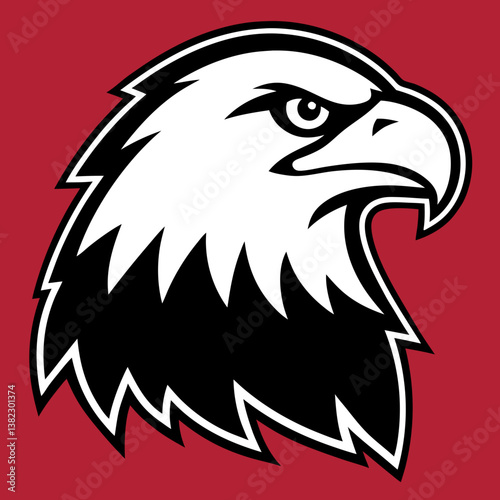 eagle head vector illustration