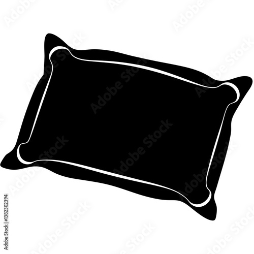 pillow isolated on white background
